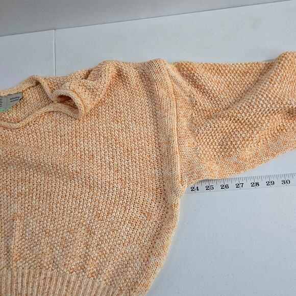 Saturday Sunday by Anthropologie Women’s Sweater Medium peach pullover Knit M - Picture 3 of 7